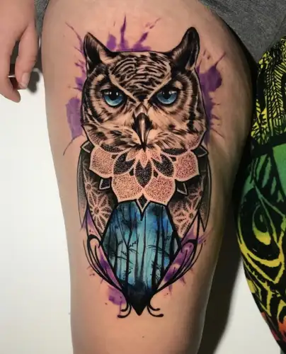 Realistic tattoo